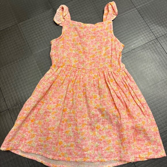 LAURA ASHLEY GIRLS FLORAL SUN DRESS SIZE 5 - Picture 1 of 6